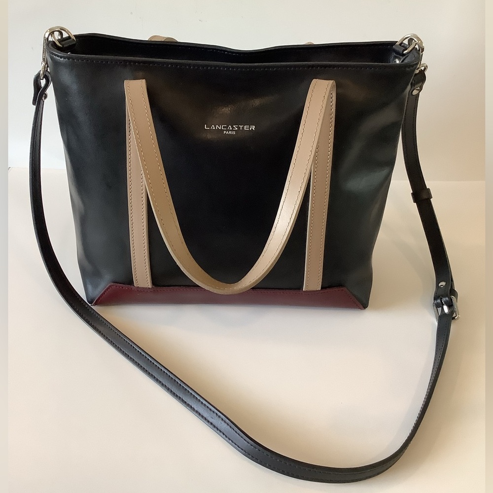 Lancaster Paris leather handbag